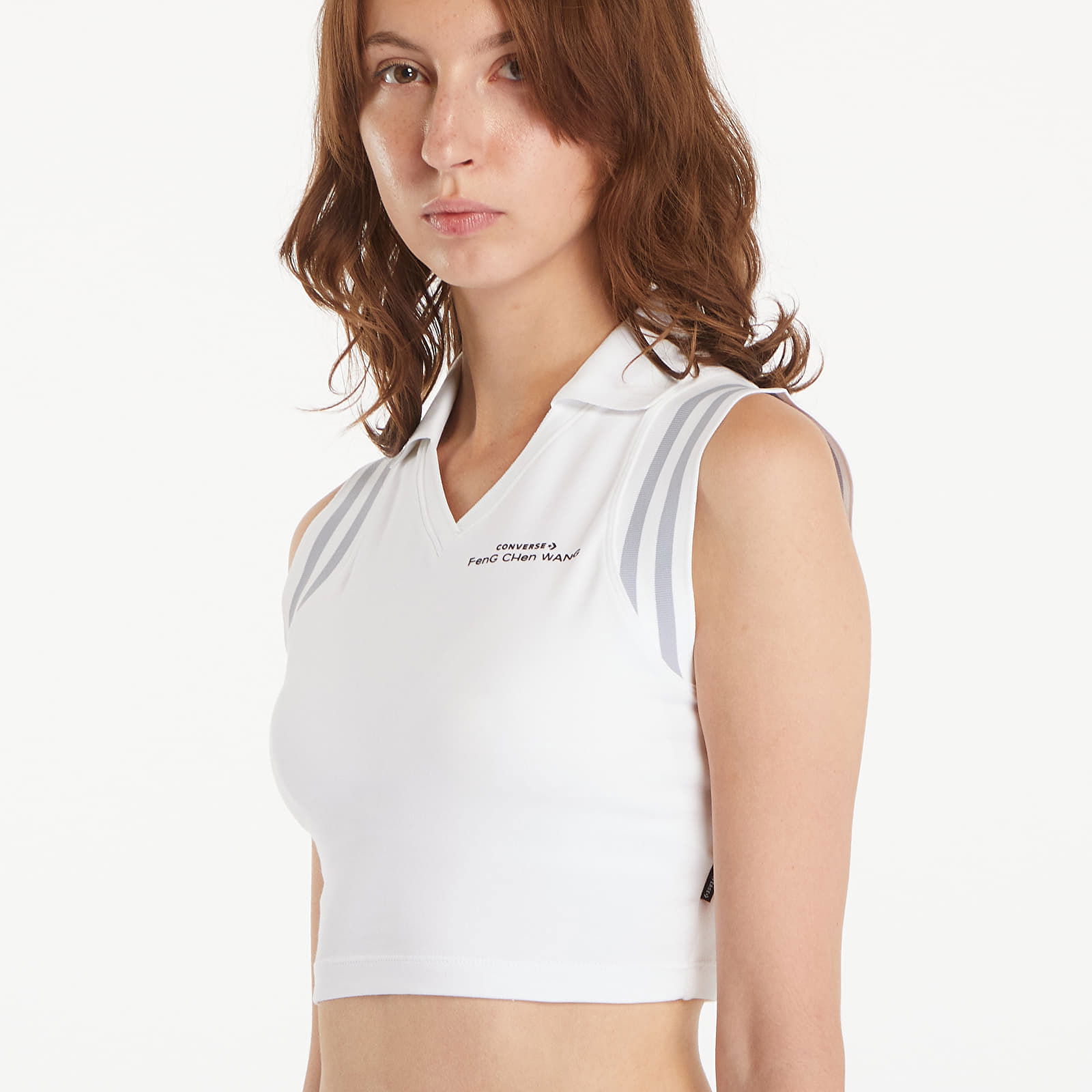 Feng Chen Wang x Polo Top White/ Arctic Ice