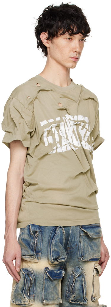 Tričko Who Decides War Who Decides War 'Gianthood' Distressed Graphic T-Shirt Béžová | 1110140022FW24, 1