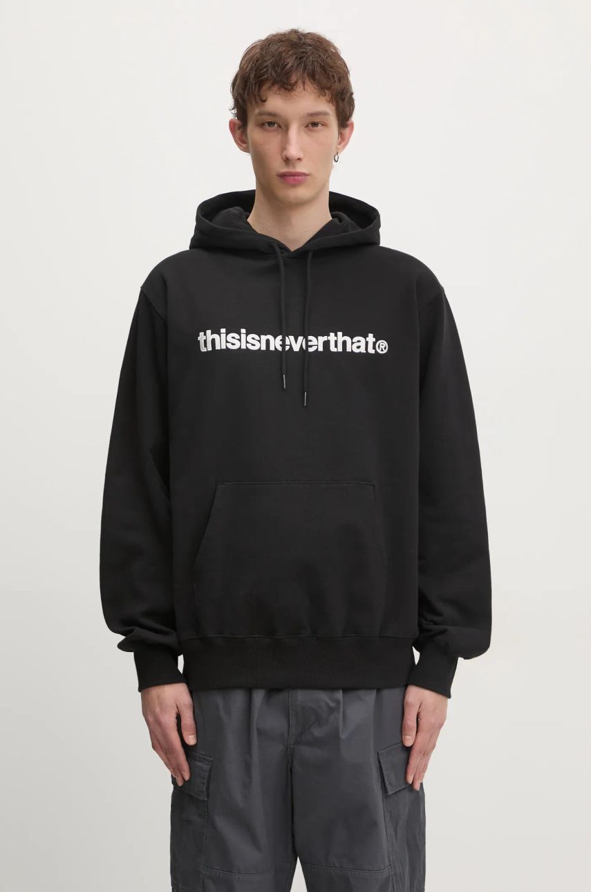 Mikina thisisneverthat thisisneverthat T-Logo Hoodie Čierna | TN243TSWHO01, 0