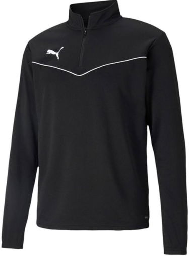 Mikina Puma teamRISE 1/4 Zip Top Čierna | 65739503, 0