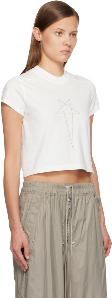 Crop Top Rick Owens DRKSHDW Concordians Cropped Small Level T-shirt Čierna | DS02E7207 RNEP3, 4