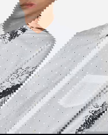 Košeľa Comme des Garçons Christian Marclay Printed Shirt Biela | FI-B053 1, 5