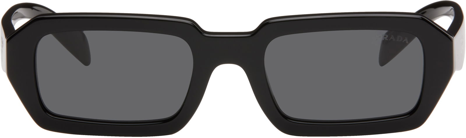 Angular Rectangle Acetate Sunglasses