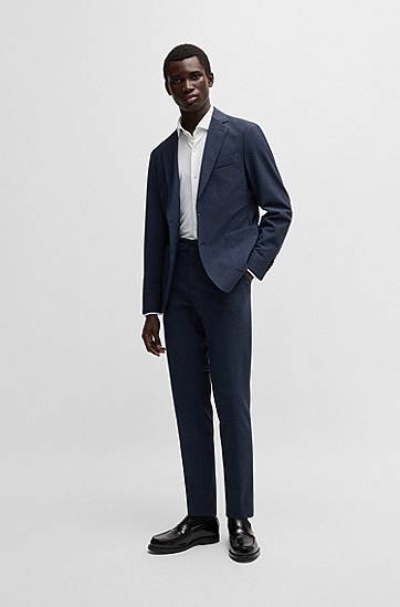 Košeľa BOSS Slim Fit Performance-Stretch Jersey Shirt Biela | 50533393, 1