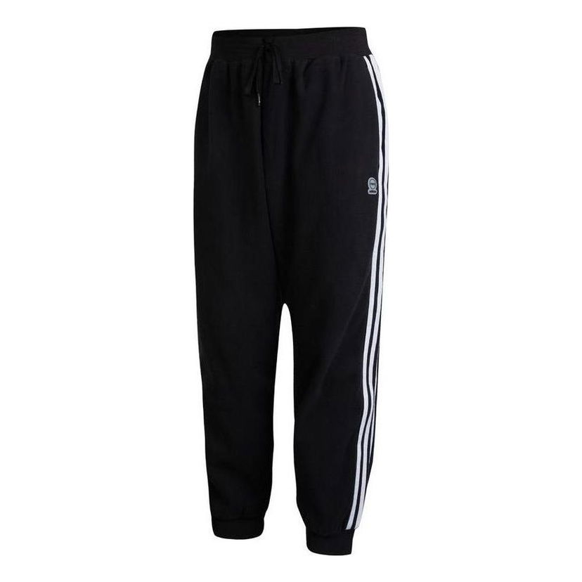 Tepláky adidas Originals Essentials Striped Men's Sweatpants Čierna | HN8738