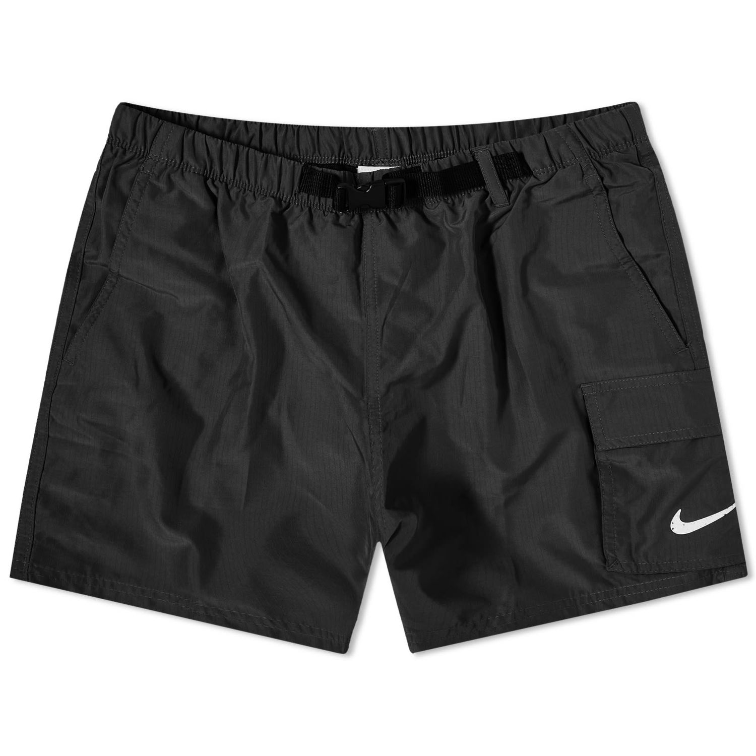Plavky Nike Swim Belted 5" Volley Shorts Čierna | NESSB522-001, 0