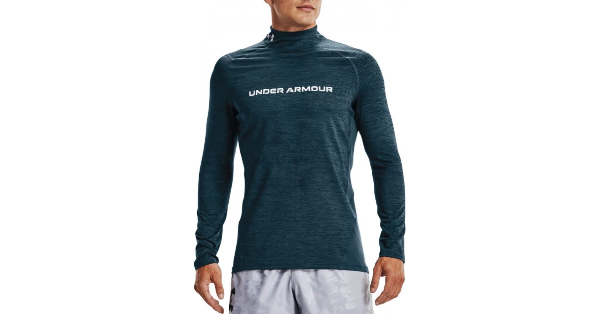 Tričko Under Armour Under Armour ColdGear Twist Mock Neck Long Sleeve Shirt Modrá | 1366069-413, 1