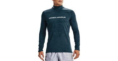 Tričko Under Armour Under Armour ColdGear Twist Mock Neck Long Sleeve Shirt Modrá | 1366069-413, 1