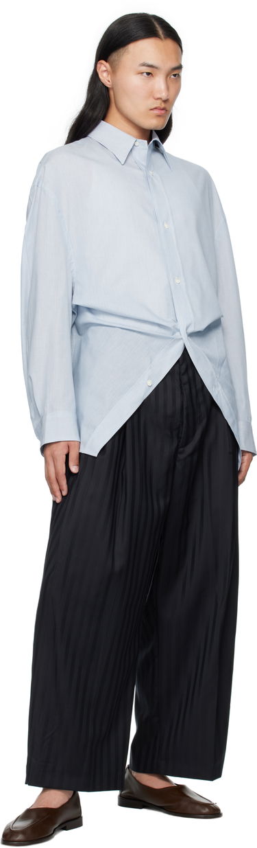 Nohavice HED MAYNER Hed Mayner Wool Pleated Trousers Čierna | HMMB30012A-HB210, 3
