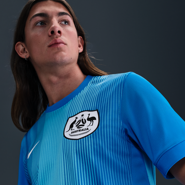 Dres Nike Australia Stadium 2025 Replica Dri-FIT Soccer Jersey Modrá | IB8043-406, 2