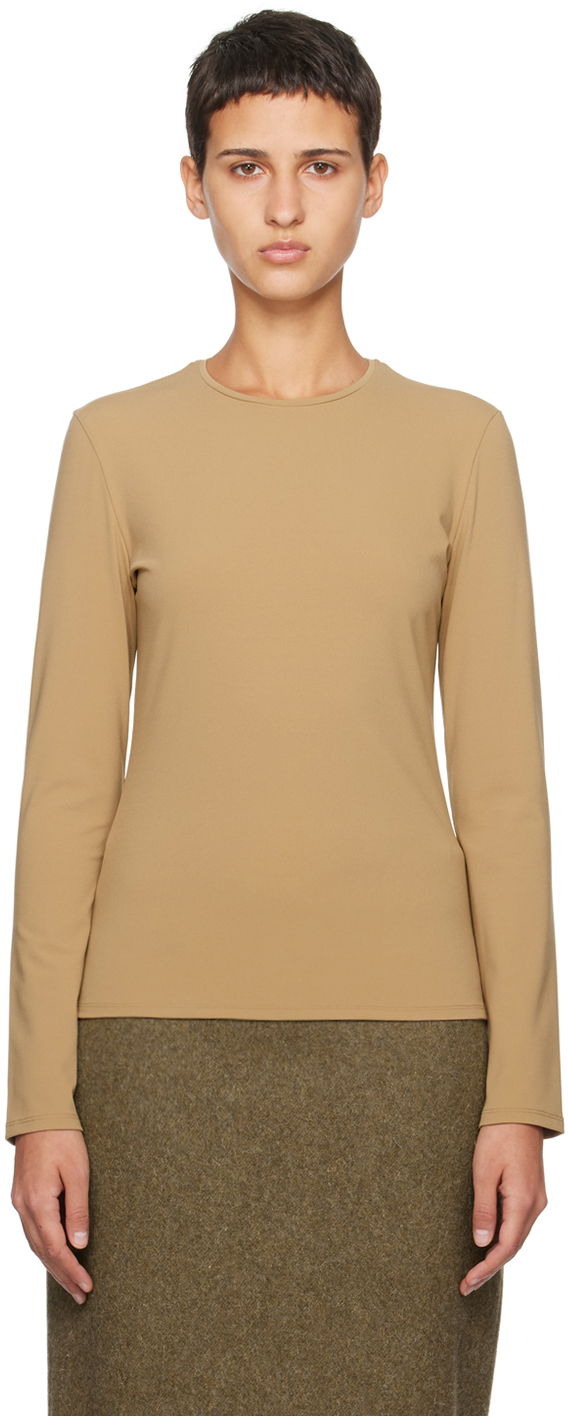 Tričko The Row Long Sleeve T-Shirt Béžová | 5590-K512, 0