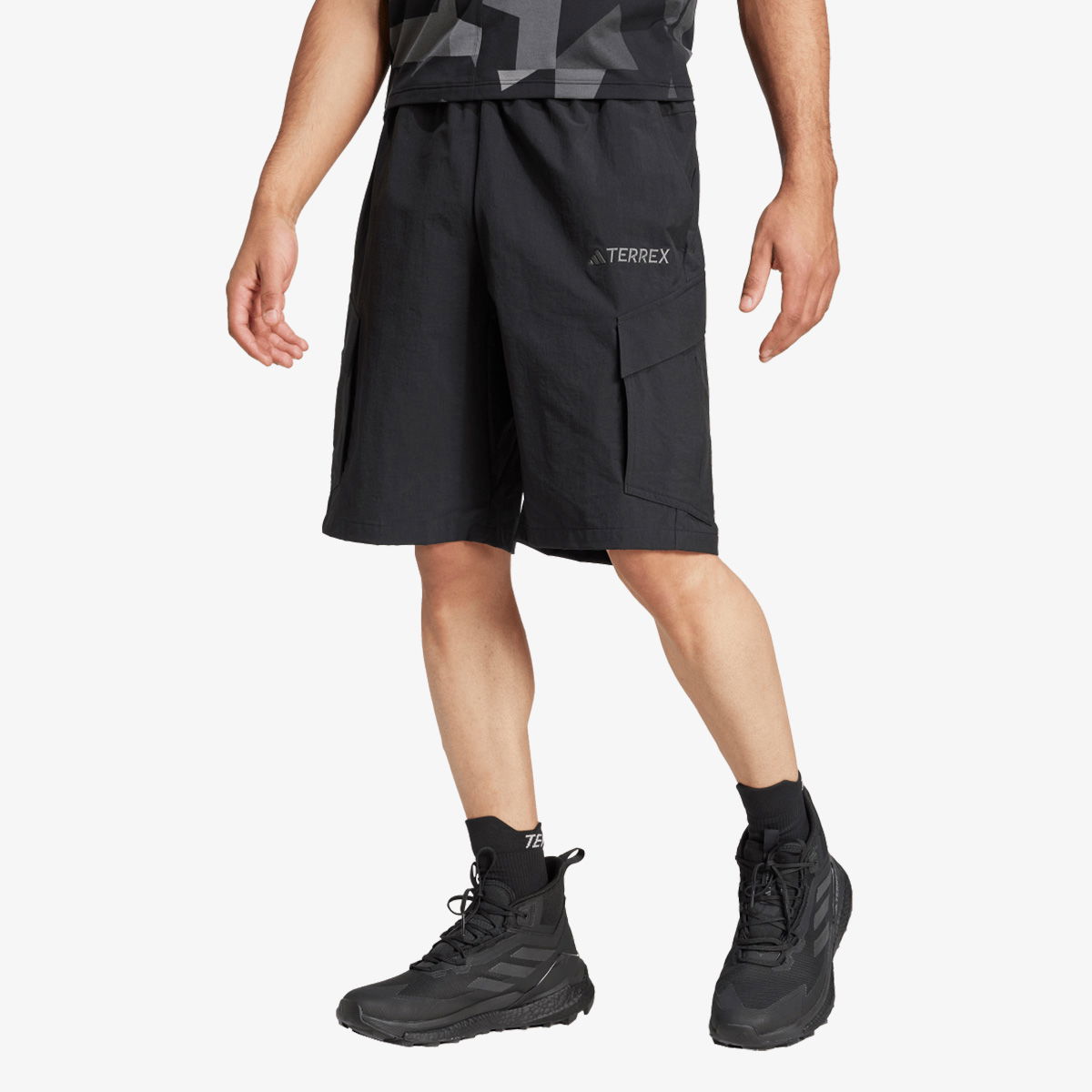 Šortky adidas Performance Terrex Xploric Cargo Shorts Čierna | JE9420, 1