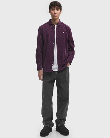 Košeľa Carhartt WIP Madison Long Sleeve Corduroy Shirt Fialová | I030580-2W0.XX, 2