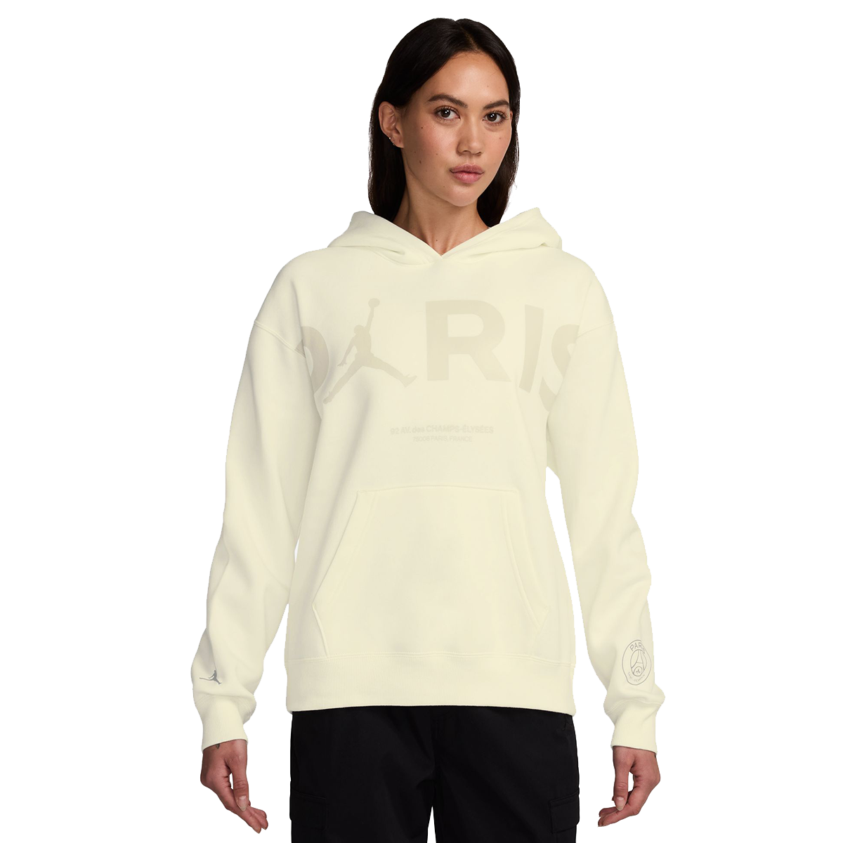 Mikina Nike W J PSG BRKLN FLC GFX PO Béžová | FV7754-133, 0