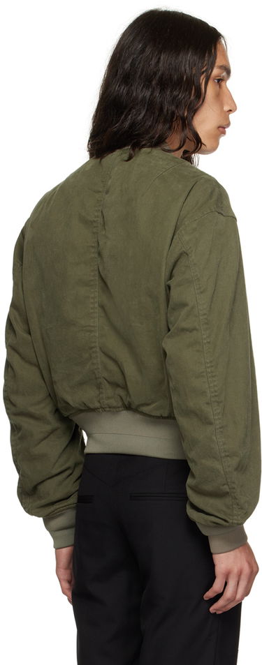 Bomber bunda We11done We11done Dropped Shoulder Bomber Jacket Zelené | WD-JP3-23-014-U-KK, 2