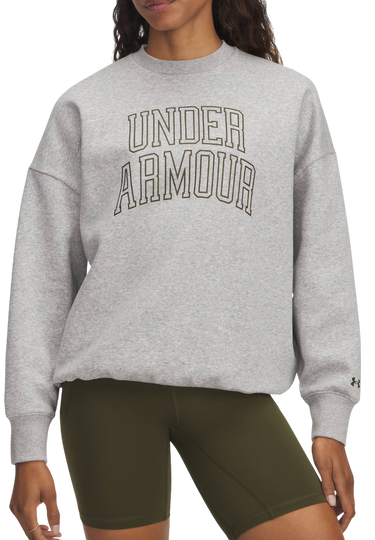 Mikina Under Armour Rival Flc OS Varsity Crew Sweatshirt Šedá | 6007880-014, 0
