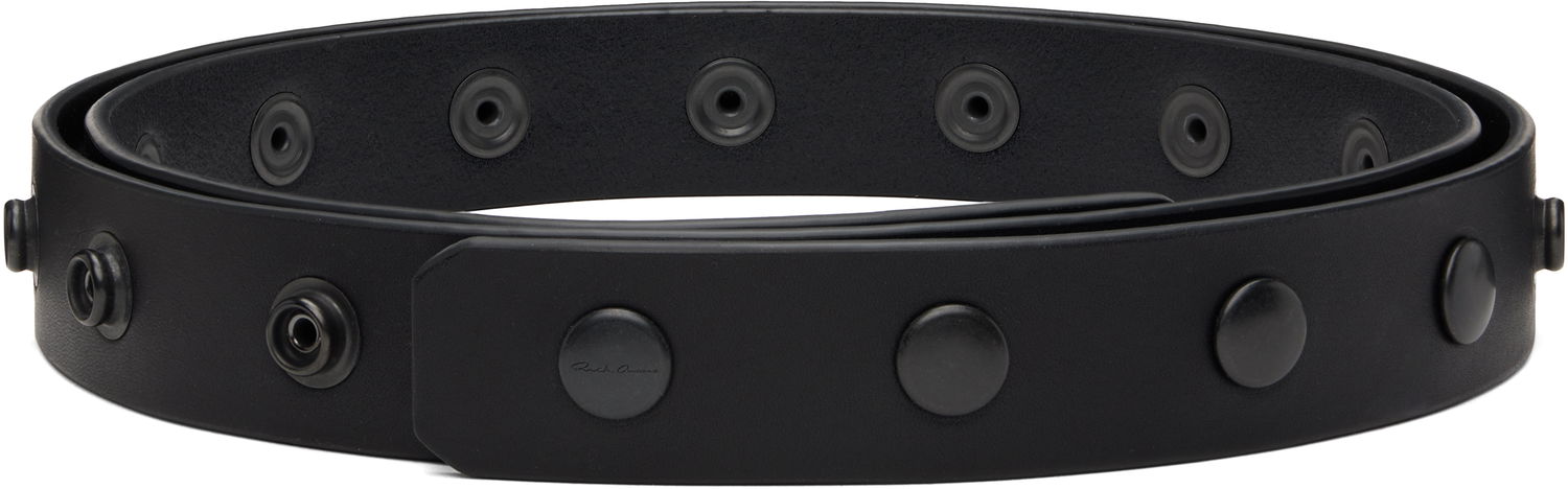 Opasok Rick Owens Rick Owens Concordians Snap Belt Čierna | RA02E0782 LGEBH, 0