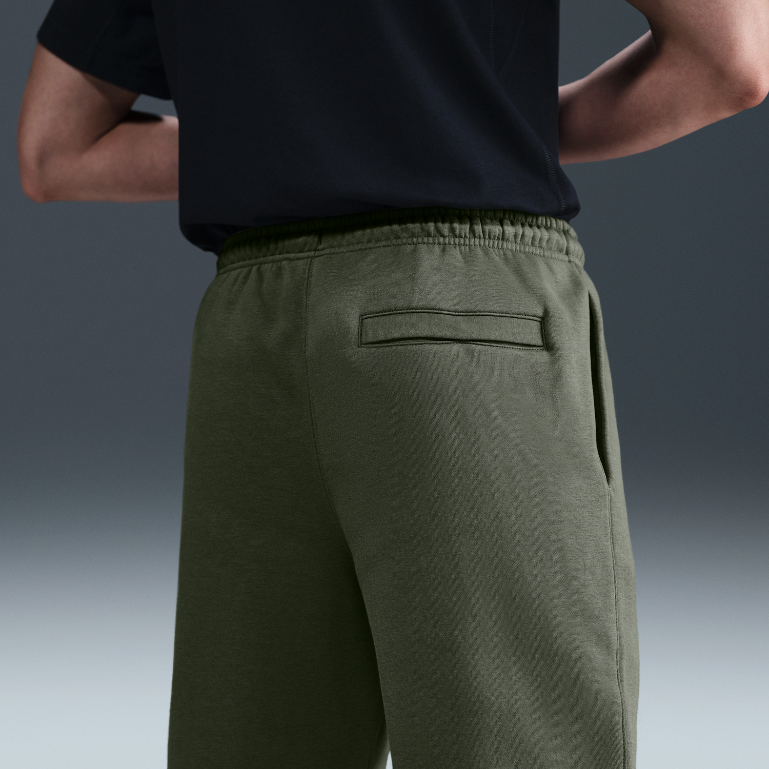 Tepláky Nike CLUB BB Fleece Drawstring Cuffed Joggers Zelené | FN3787-222, 1