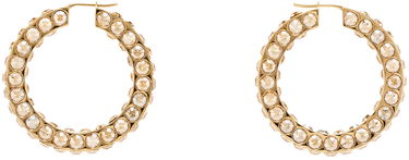 Náušnice Amina Muaddi Muaddi Big Crystal Hoop Earrings Žltá | JAH HOOP BIG, 0