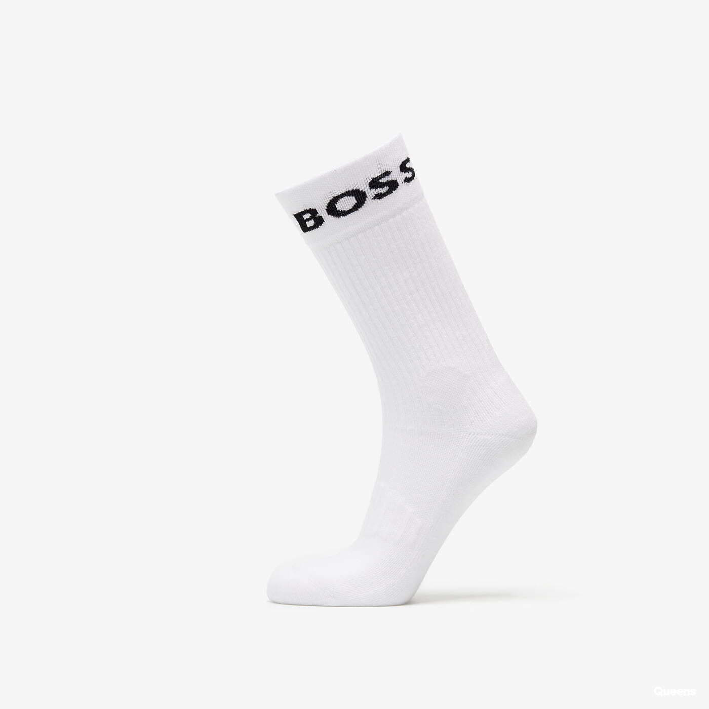 Ponožky BOSS Hugo 2-Pack of Quarter-Length Socks in Stretch Fabric White Biela | 50469747-100, 1
