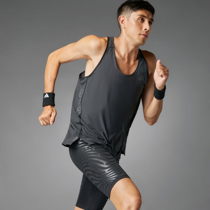 Tielko adidas Performance Adizero Running Tank Top Šedá | IW6105