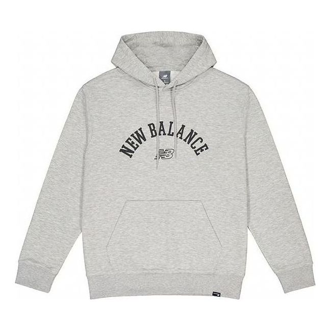 Mikina New Balance Graphic Hoodie Šedá | MT41916-AG, 0