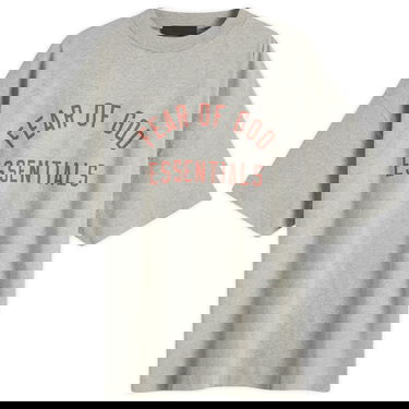 Tričko Fear of God Essentials Jersey Crewneck T-Shirt Šedá | 125BT244191F, 0