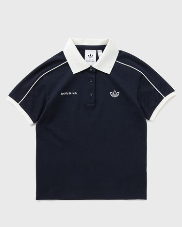 Polo tričko adidas Originals Sporty & Rich Polo Shirt Navy | JL7198, 1