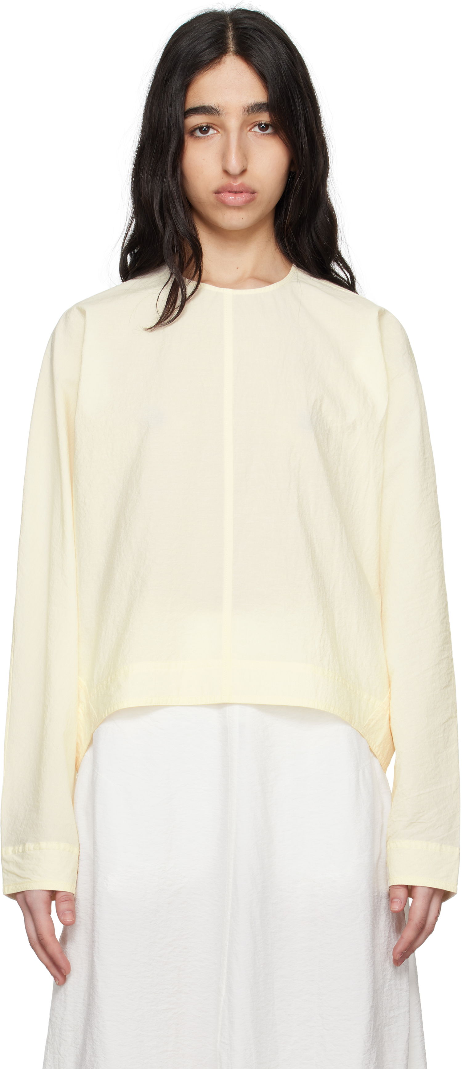 Sveter TOTEME TOTEME Batwing Top Žltá | 252-WRT0431-FB0375, 0