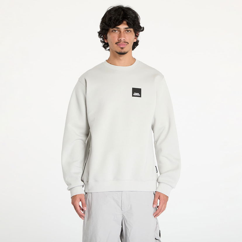 Tričko Horsefeathers Dunk Sweatshirt Cement M Biela | SM1225Q