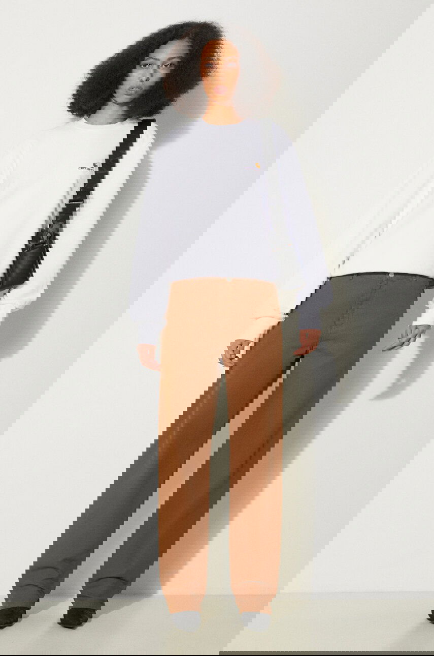 Nohavice Carhartt WIP Pierce Straight Carpenter Pants Medium Waist Hnedá | I032966.HZ02, 1