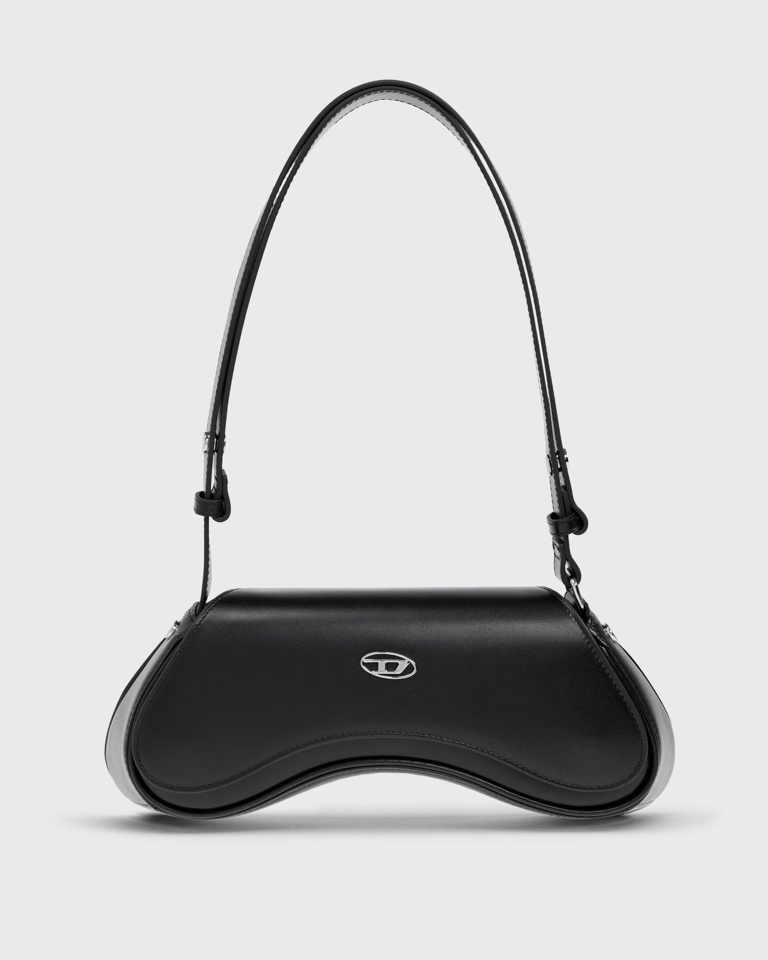 Kabelka Diesel Black Leather Crossbody Bag Čierna | X10221-PR227-T8013, 0