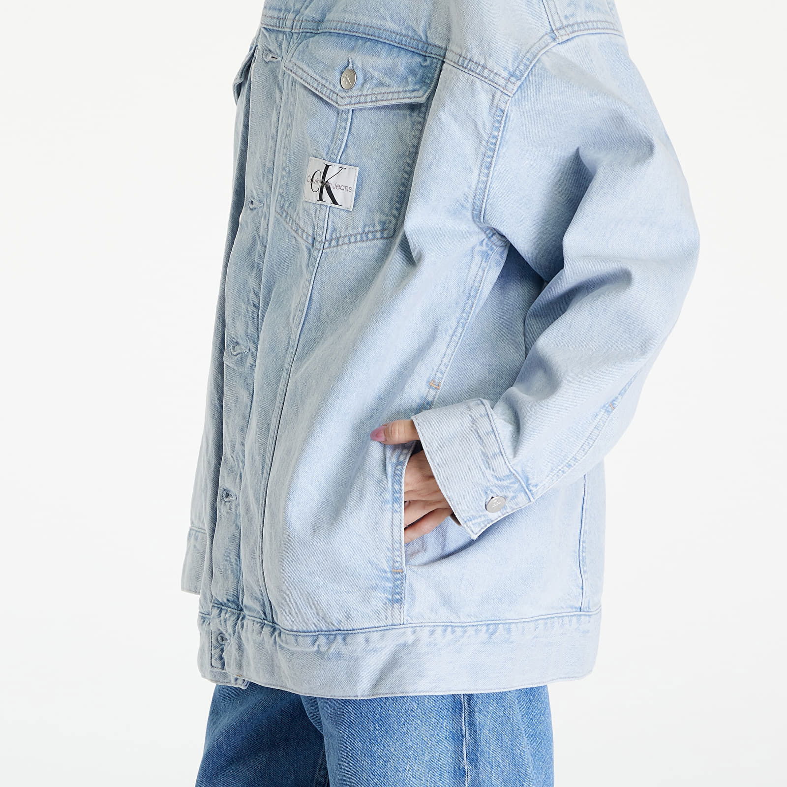 Extreme Oversize Jeans Jacket Denim Light