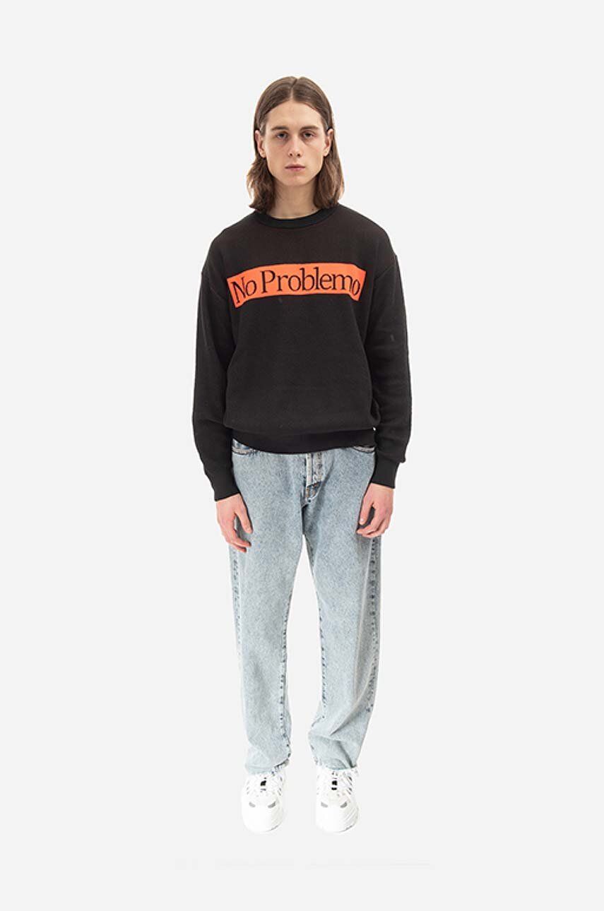 Sveter Aries Sweater Čierna | AR20019, 1