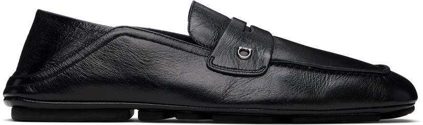 Starostlivosť o obuv FERRAGAMO Ferragamo Calfskin Loafers Čierna | 778873