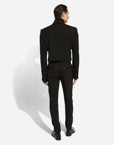 Bunda Dolce & Gabbana Dolce & Gabbana Double-breasted Spencer Jacket Čierna | G2UH6TFU21EN0000, 2