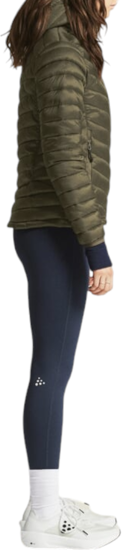 Prešívaná bunda Craft Explore Lt. Insulated Hooded Jacket Zelené | 1915261-664000, 2