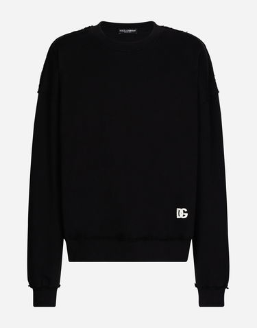 Sveter Dolce & Gabbana Dolce & Gabbana Sweatshirt Čierna | G9ARDTG7K1SN0000, 0