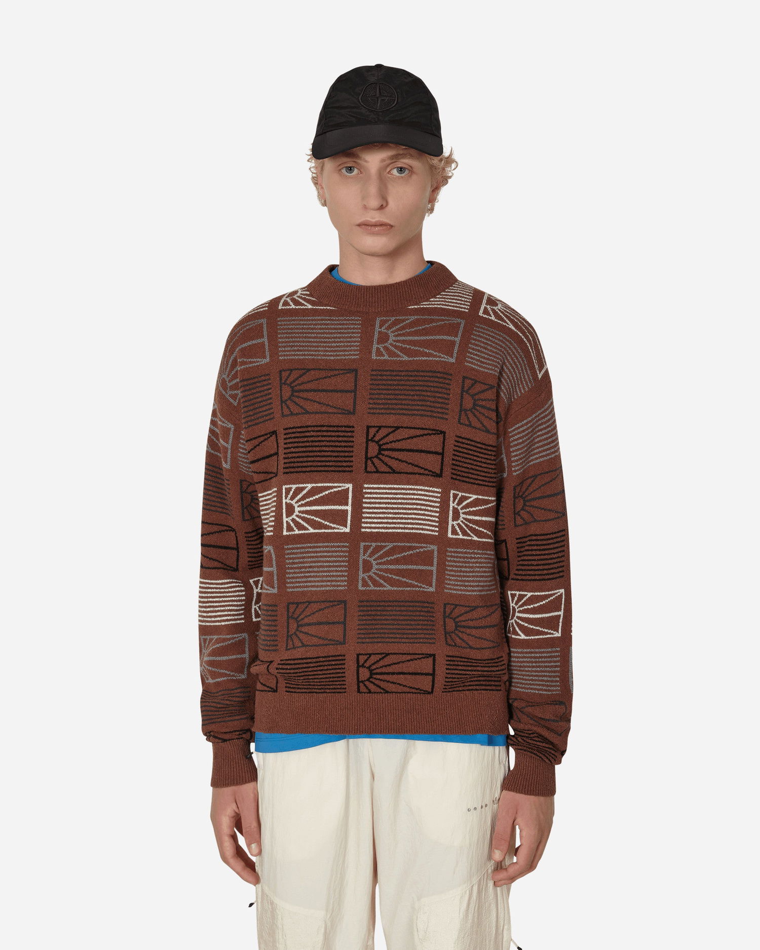 Sveter PACCBET Logo Crewneck Sweater Hnedá | PACC11N003 1, 1