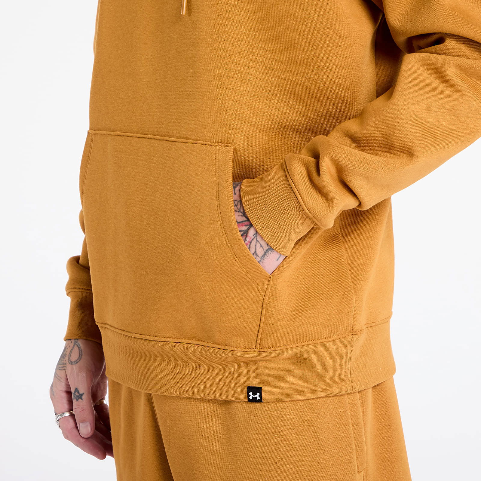 Sweatshirt Project Rock Icon Fleece Hoody Yellow Ochre/ Silt M