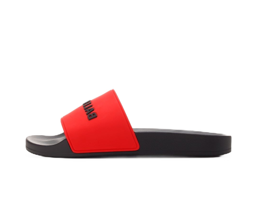 Tenisky a topánky Balenciaga Pool Slide Blood Red Black Červená | 565826W1S8A6410