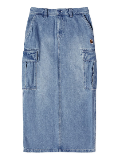 Sukňa BAPE Denim 6Pocket Skirt Modrá | 001DKJ802001L-IND