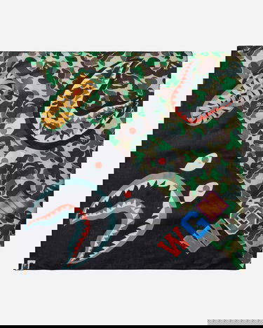 Šál BAPE Shark Print Bandana Čierna | 1F80182036 002, 3