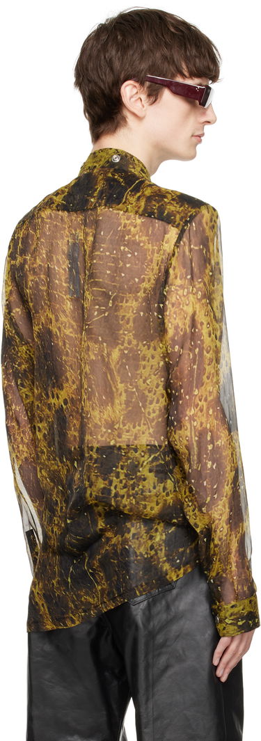 Košeľa Rick Owens Rick Owens Hollywood Larry Fogpocket Shirt Zelené | RU01E5287 SP1, 2