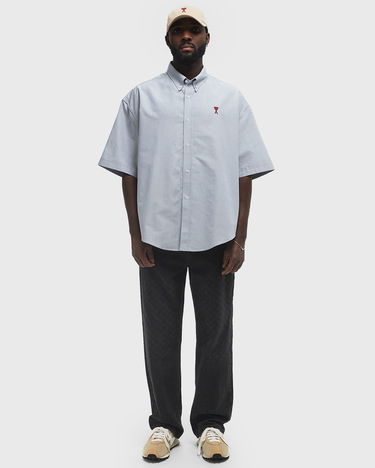Košeľa AMI AMI Paris Boxy Fit Short Sleeve Shirt XXL Modrá | HSH230.CO0031-4502, 1