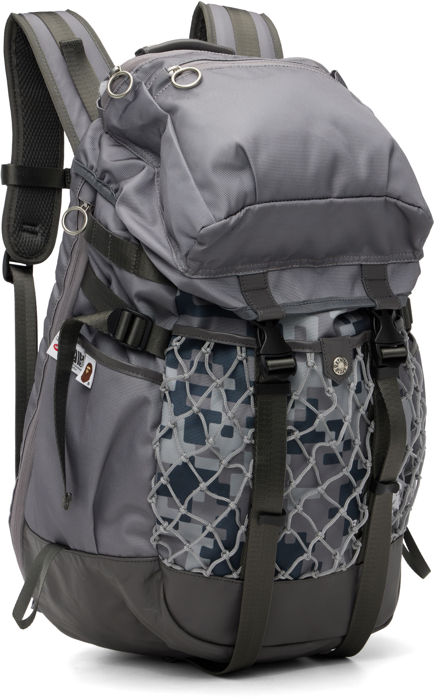 Batoh BAPE Kazuki Kuraishi Edition Pixelate Camo Backpack with Front Netting Rôznofarebný | 001BAL831901C, 1