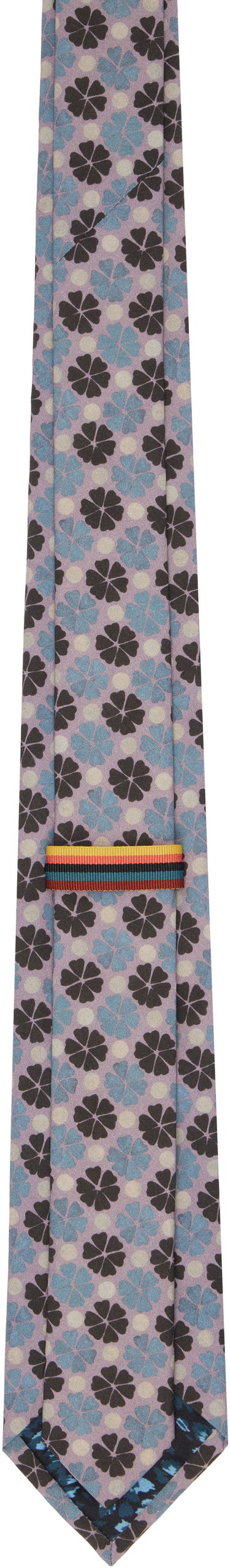 Šál Paul Smith Paul Smith 'The Painted Geo' Floral Tie Fialová | M1A-0TIE-P02595-55, 1
