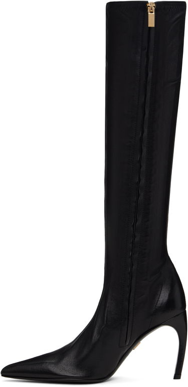 Ponožky FERRAGAMO Ferragamo High Nappa Stretch Boots Čierna | 778269, 2