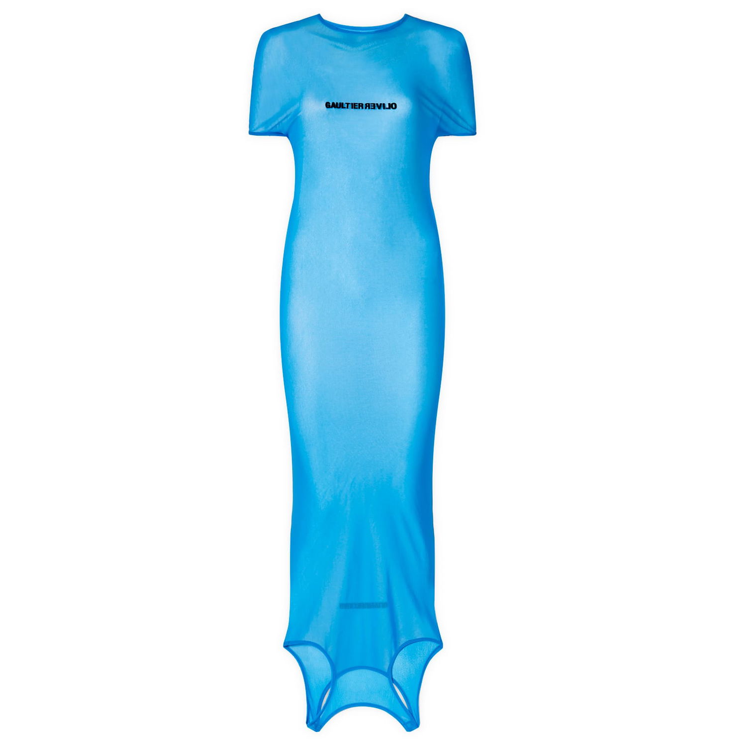Šaty Jean Paul Gaultier Double Side Mesh Dress Modrá | 24-27-F-RO121I-T001-7300, 1