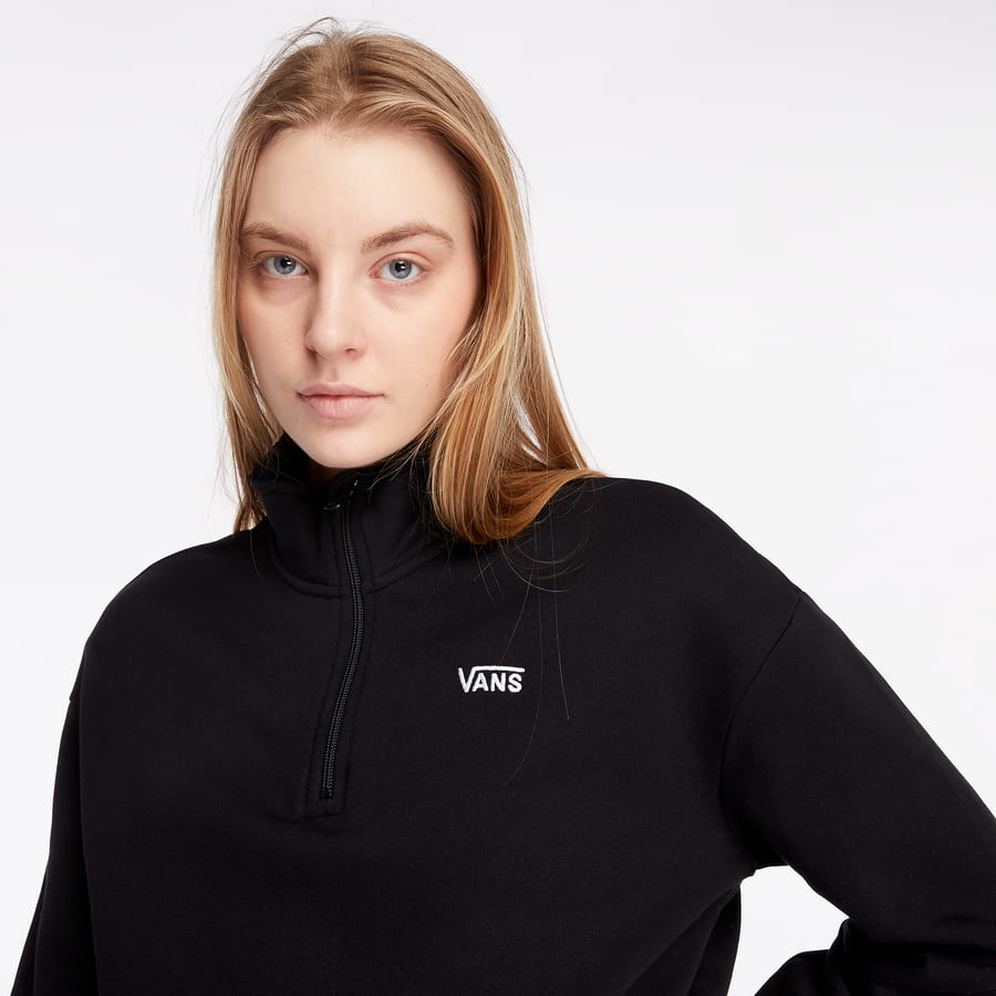 Left Chest Half-Zip Fleece Sweatshirt